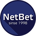NetBet Logo showcasing support for slot games in India